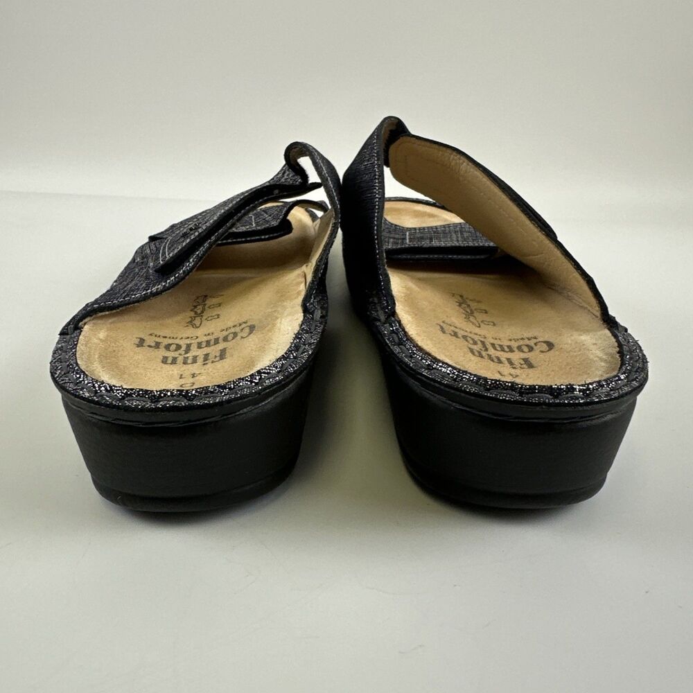 Finn Comfort‎ Jamaika Isotta Marine Slide Sandal Blue Comfort Womens 41 US 10 - Picture 9 of 13